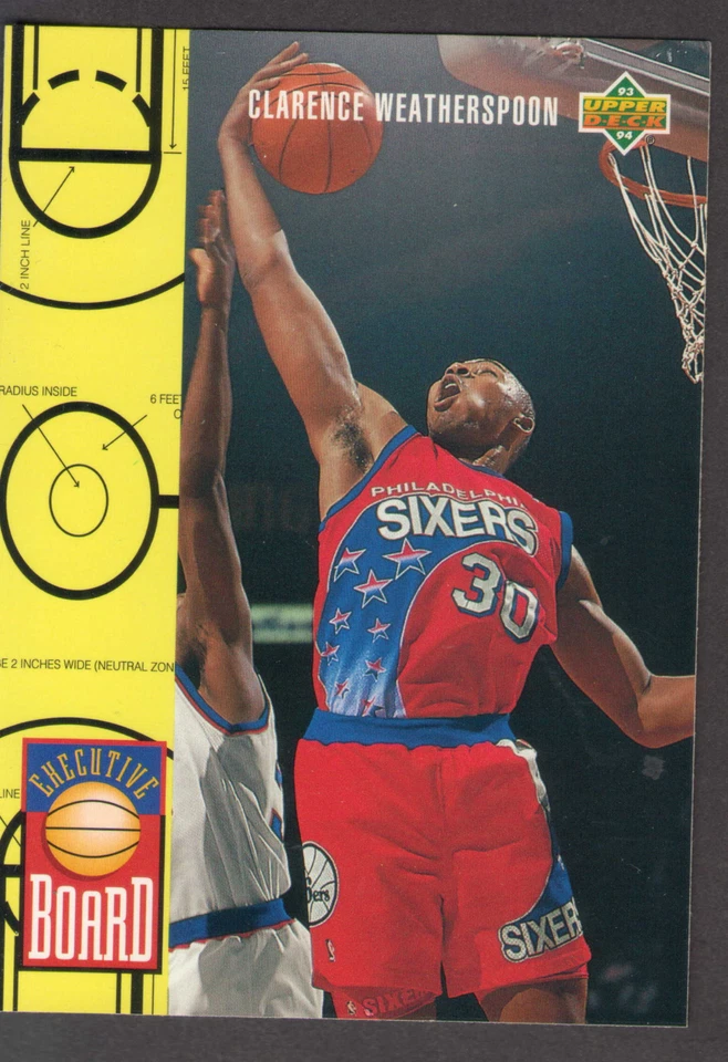  1993-94. Upper Deck. #427. Clarence Weatherspoon EB - Image 1 of 1