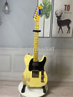 Light Yellow TL Electric Guitar Maple Fretboard Solid Body Chrome Hardware
