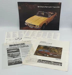 COCHES: FOLLETOS INTERCEPTORES JENSEN Y ANUNCIO DE ENGRANAJE SUPERIOR (CJ) - Imagen 1 de 10