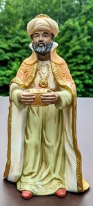 Lefton Porzellan Krippe 05374 Wise Man Gold 1985 The Bethlehem Collection MC - Bild 1 von 21