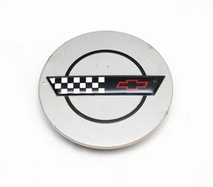 OEM Chevrolet Corvette 91-96 Center Cap Silver 10137865 - Picture 1 of 2
