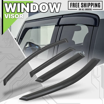 Protector deflector de lluvia viento sol ventana humo para Audi A4/S4 02-08 Foto 1 de 4