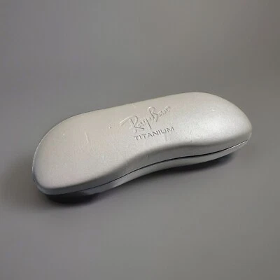 AUTÉNTICO ESTUCHE RAY BAN TITAINIUM GRIS ESTUCHE RÍGIDO GAFAS ÓPTICAS USADO Foto 1 de 4