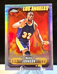Magic Johnson #59  2024-25 Topps Chrome Silver Refractor Lakers - Picture 1 of 2