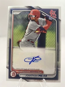 Jonathan Mejia 2024 Bowman #PPRA-JM Auto Cardinals - Imagen 1 de 2