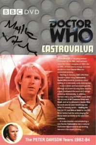 Doctor Who: Castrovalva DVD Insert Signed by MATTHEW WATERHOUSE - Picture 1 of 1