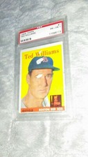 1958 Topps Ted Williams #1 PSA 1 Pr-Fr Graded Hof