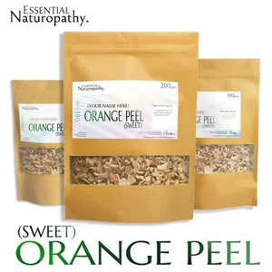 ORANGE PEEL SWEET DRIED Certified Organic TEA (Citrus sinensis) PREMIUM - Picture 1 of 1