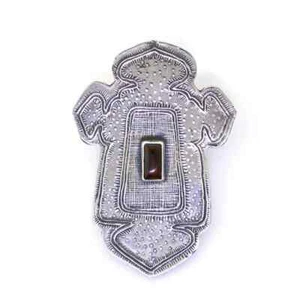 Colgante Cruz Etíope Ámbar Ámbar Plata de Ley Tabra - Imagen 1 de 1