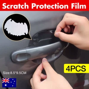 4PCS Invisible Car Door Handle Films Protective Scratches Protector Accessories - Picture 1 of 12