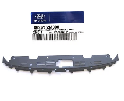 Genesis 2013 a 2017 cupé parrilla delantera mira protector placa de cierre OEM Hyundai Foto 1 de 2