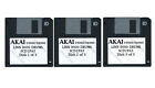 Akai S5000 / S6000 Set Of Three Floppy Disks Linn 9000 Drums Scd1pa5