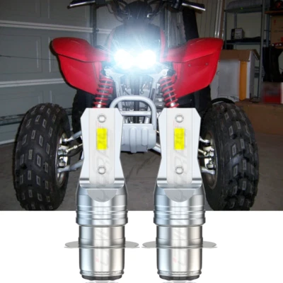 Kit faros LED H6M 6000K bombillas blancas para Honda Foreman 400 450 1997 1998-2004 Foto 1 de 4