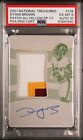 2021 National Treasures Dyami Brown #178 Printing Plate Patch Auto 1/1 PSA 6