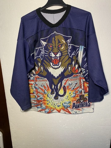 vintage 1983 florida panthers ccm jersey Purple Colorful Size Medium Mens Cover