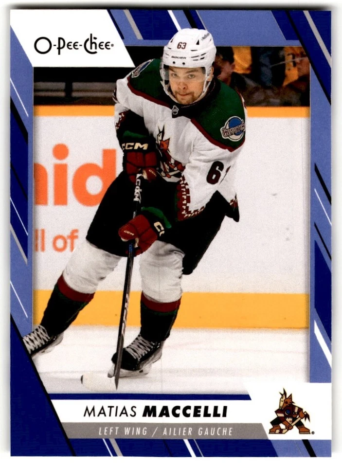 Matias Maccelli 2023-24 O-Pee-Chee Blue Border #30 Arizona Coyotes - Image 1 of 2