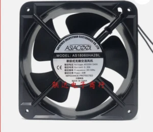 ASIACOOL AS18060HA2BL 220V 0.30A 18CM cooling fan @jia - Afbeelding 1 van 2