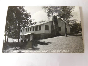 old POST CARD from 1930's - Merit Lodge on Leech Lake - Walker MINN. - Picture 1 of 2