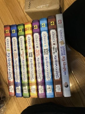Hardcover Jeff Kinney Diary Of A Wimpy Kid #1-7 Collection + Movie Diary - Image 1 of 2