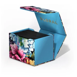 Ultimate Guard Sidewinder 100+ Deck Card Storage Box Floral Springbloom Meadow - Picture 1 of 7