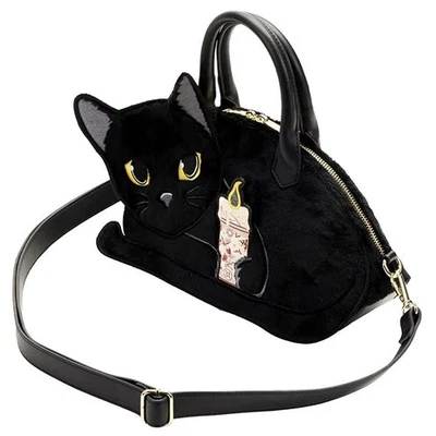 Bolso Bandolera Loungefly Hocus Pocus Cartera Binx Gato Vela Disney Nuevo con Etiquetas Foto 1 de 4