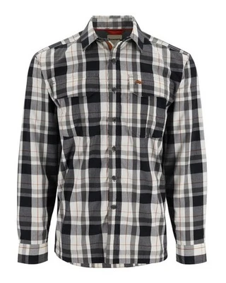 Simms Coldweather Shirt, Gunmetal Logan Plaid, XXL, New With Tags - Image 1 of 4