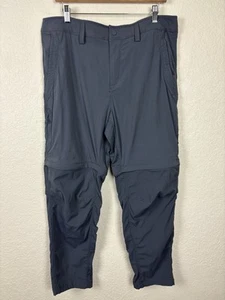 Coolibar Miller Men’s Convertable Pants Sz 36x30 Navy Blue Outdoors Fishing UPF - Picture 1 of 13