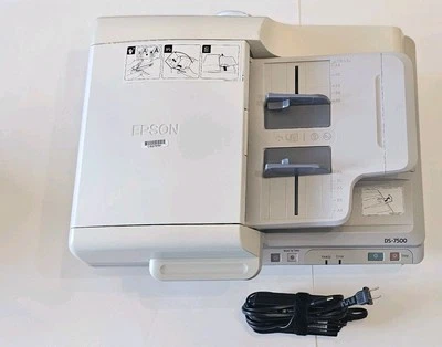 Epson DS-7500 Flatbed High Speed A4 Document Scanner /Power Adapter - Image 1 of 4