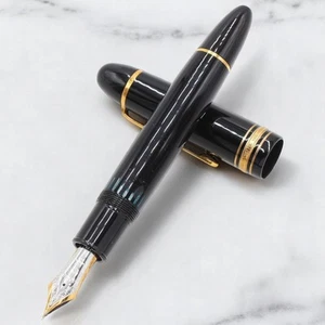 Montblanc Meisterstuck 149 14C 4810 585 Pluma Estilográfica Negra Japón - Imagen 1 de 3