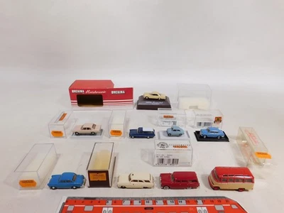9X Brekina H0 1:87 Modello MB Fiat Ford OPEL VW Goggomobil Mint Box #DX475-0,5 - Immagine 1 di 4