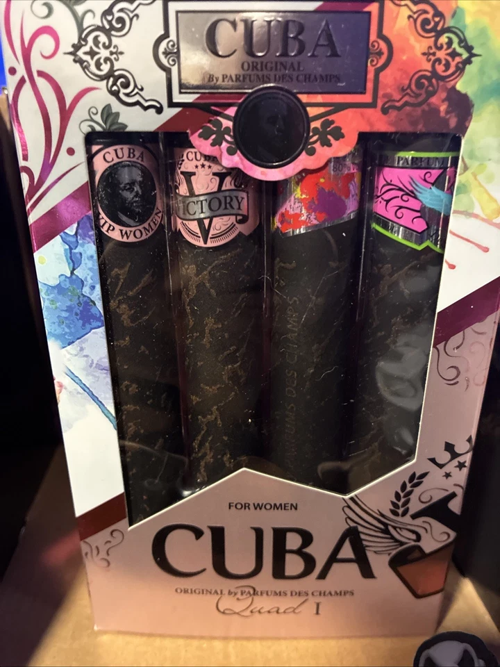 CUBA para mujer Quad 1 paquete de 4 1,17 fl oz / 35 ml, nuevo sin abrir Foto 1 de 4