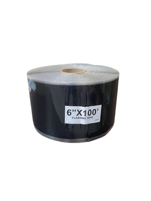 1 - roll 6" x 100' EPDM Rubber Flashing tape - Image 1 of 3
