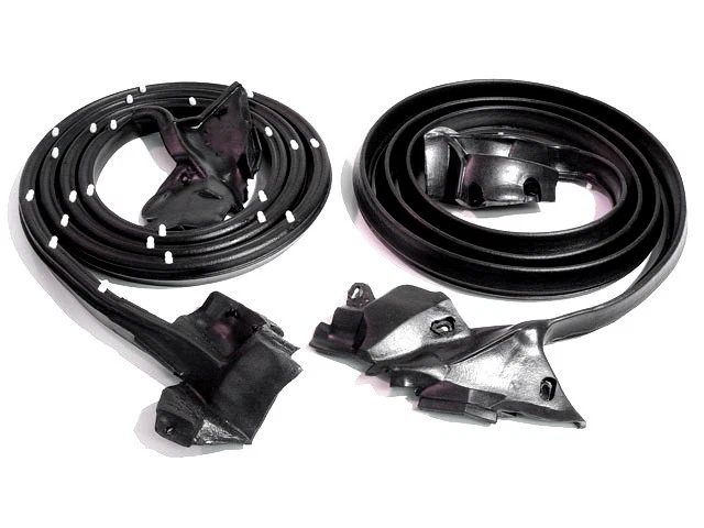 1973-1977 Oldsmobile Cutlass & Supreme 2 dr new door weatherstrip seals, pair - Image 1 of 1