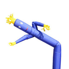 Advertising Inflatable Tube Man 12ft Blow Up Fly Guy Wavy Blue Without Blower