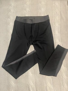 All In Motion Boys Large 10-12 Fitted Performance Tights Black and Gray - Picture 1 of 8