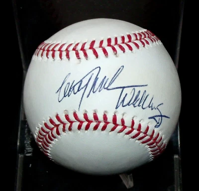 Béisbol oficial autografiado por Mitch Williams de Grandes Ligas Rawlings A5026 Foto 1 de 2