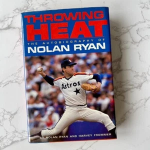 De colección. Firmado "To Kyle" NOLAN RYAN Autobio Throwing Heat 1ª Edición, Excelente Estado. - Imagen 1 de 8