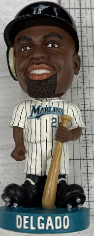 Forever Collectibles MLB #25 Carlos Delgado Silver Marlins Bobble Head 8" Cover