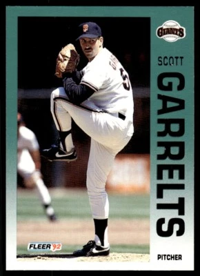 1992 Fleer Baseball Card Scott Garrelts San Francisco Giants #636 - Image 1 of 2