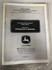 John Deere X300 Tractors Operators Manual OMM155820 H6 Z-1 - Picture 1 of 1