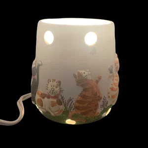 2000 Waxcessories Cat Tales Electric Wax Warmer 10441 Ceramic No Top Tray - Picture 1 of 11