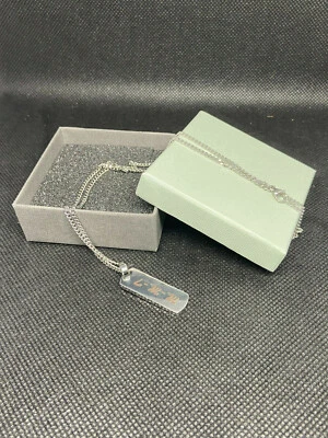 Firetti Kette mit Anhänger Edelstahl Massiv Flachpanzerkette - Bild 1 von 3