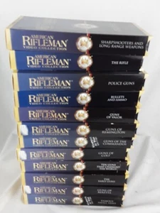 (12) vintage Hunting VHS Tapes American Rifleman Video Collection lot - Picture 1 of 3