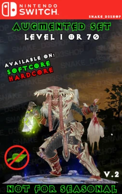 Diablo 3 - Nintendo Switch - Unmodded Primal Set - Helltooth - Witch Doctor V.2 - Bild 1 von 4