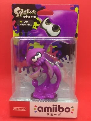 Nintendo amiibo INKLING SQUID NEON PURPLE SWITCH Splatoon From Japan - Image 1 of 4