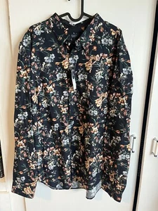 Camisa Matalan Para Hombre Talla XXL Slim Fit Floral Manga Larga Nueva Con Etiquetas - Imagen 1 de 9
