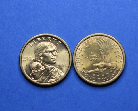 2004 D Sacagawea Native American Golden Dollar Cover