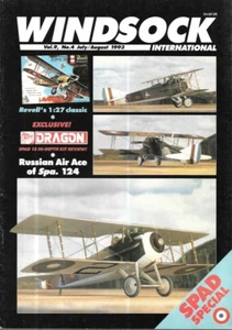 Windsock International V.9 N.4 Morane Saulnier Dragon Spad Hazet Italian Fabric - Picture 1 of 9