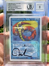 LORD OF ATLANTIS, ARTIST PROOF, REVISED, 1994 MTG, MELISSA BENSON, 50 PRINTED!