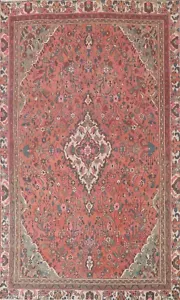 Vintage Floral Hamedan Traditional Area Rug 6'x9' Wool Hand-made Living Room Rug - Picture 1 of 12